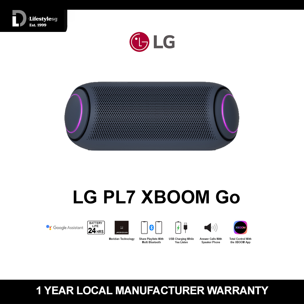 LG XBOOM Go Portable Wireless Speaker PL7