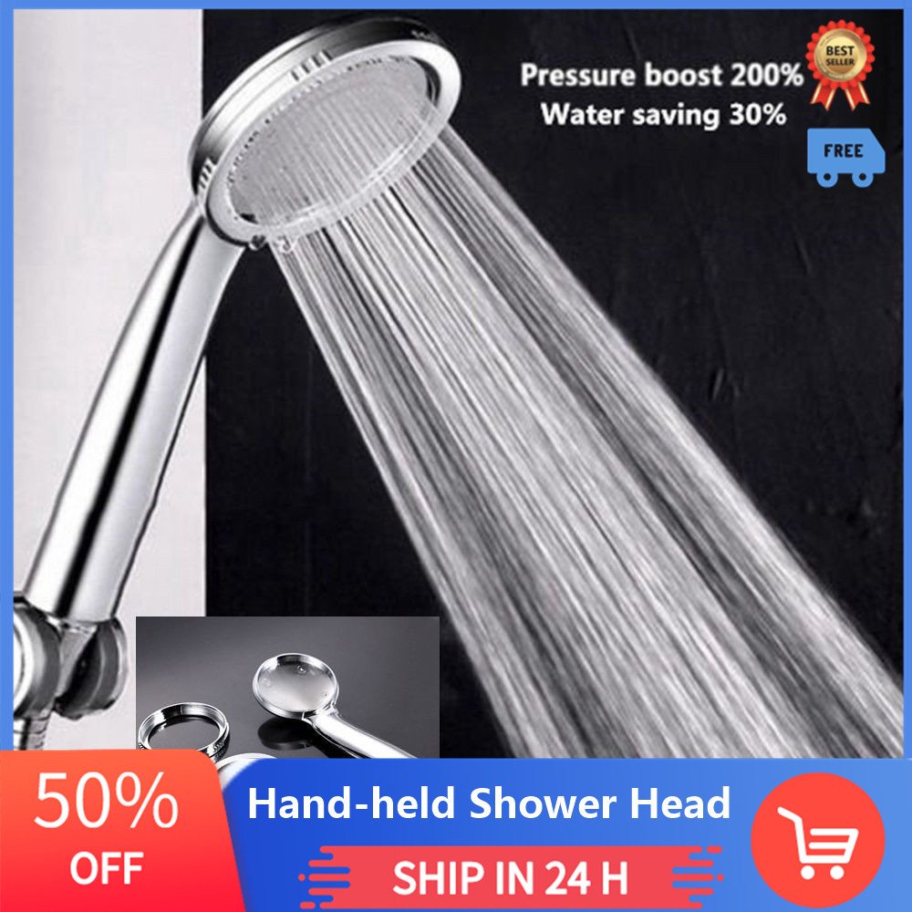 Hand-held Shower Head High Pressure Water Saving Showerhead Hand Held Bathing Handset