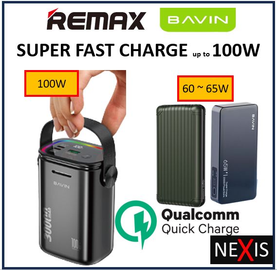 Fast Charging 60W 65W 100W PD QC Laptop Mobile Powerbank Power Bank 20000 mAh 30000 mAh