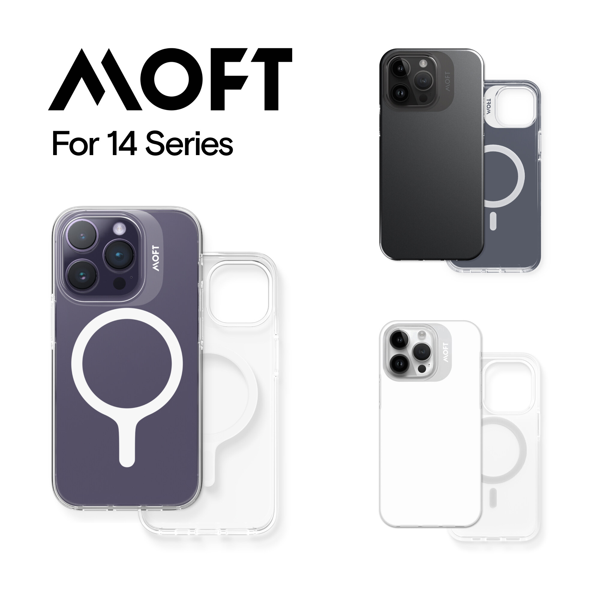 MOFT Snap on Case for iPhone 14 iPhone 13 series